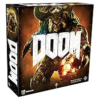 Doom The Board Game (2nd Edition) - Sci-Fi Combat Strategy Game Based on the Video Game for Kids & Adults, Ages 14+, 2-5 Players, 90 Minute Playtime, Made by Fantasy Flight Games
