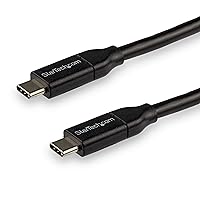 StarTech.com USB C To USB C Cable - 10 ft / 3m - USB-IF Certified - 5A PD - USB 2.0 - USB Type C Charging Cable - USB C Fast Charge Cable (USB2C5C3M)
