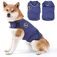 Dog Anxiety Jacket, Skin-Friendly Dog Calming Shirt - Dog Coat for Thunder, Fireworks, Vet Visits and Separation - Keep Pet Calm Without Medicine & Training, Anti Anxiety Vest for Dogs