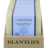 Plantlife Lavender 6-pack Bar Soap - Moisturizing and Soothing Soap for Your Skin - Hand Crafted Using Plant-Based Ingredients - Made in California 4oz Bar