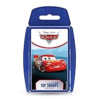 Top Trumps Cars Pixar Classic Card Game, Play with Lightning McQueen, Mater, Dusty and Rusty in this educational pack, gift and toy for boys and girls aged 6 plus