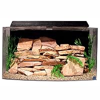 46 gal Bowfront Acrylic Aquarium Combo Set, 36 by 16.5 by 20