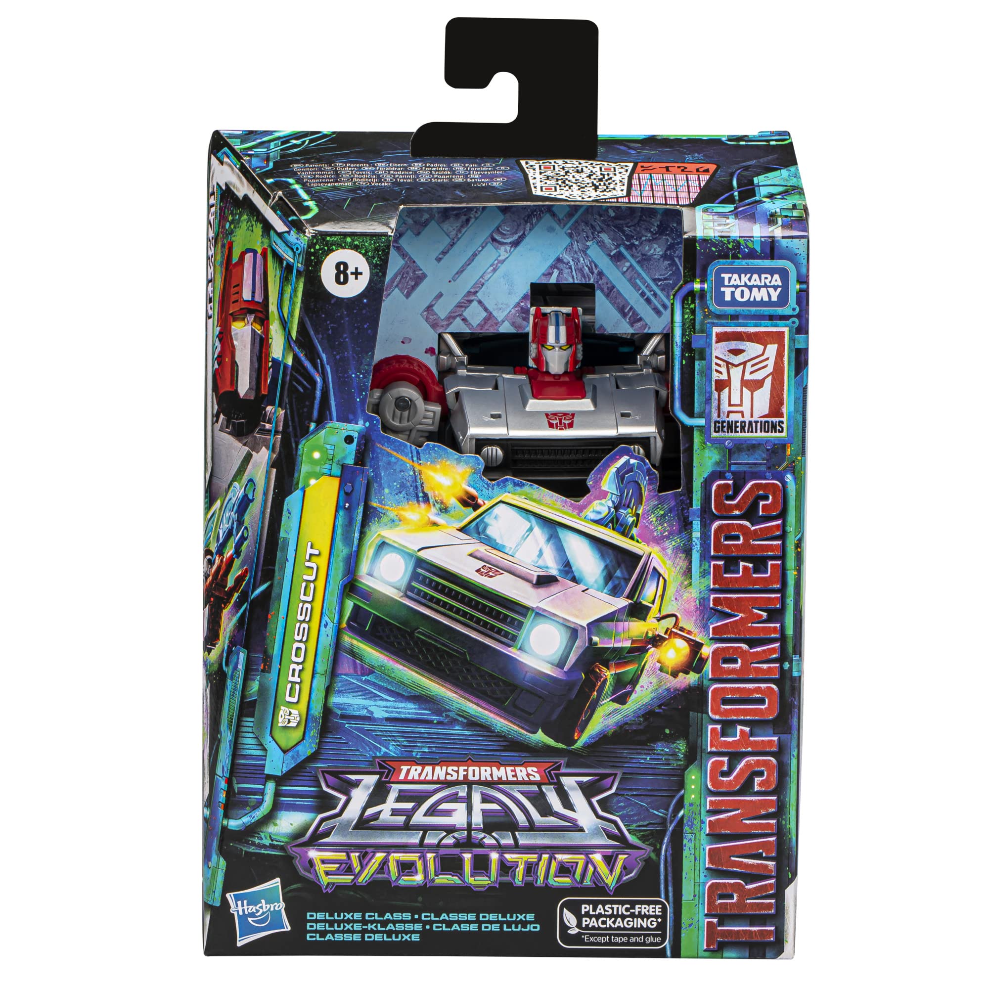 Transformers Toys Legacy Evolution Deluxe Crosscut Toy, 5.5-inch, Action Figure for Boys and Girls Ages 8 and Up