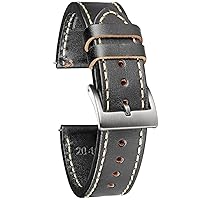torbollo Horween Leather Watch Strap for Men Women,18mm,20mm,22mm High-end Quick Release Watch Bands Handmade Watch Strap Soft Vintage Replacement