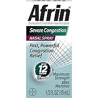 Afrin Severe Congestion Nasal Spray 15 mL (Pack of 10)