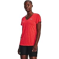 Under Armour Womens Twist Tech 4-Way Stretch Wicking V-Neck T-Shirt