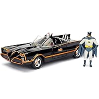 1966 Classic TV Series Batmobile 1:24 Die-Cast Car with 2.75