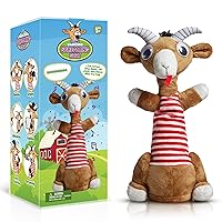 Gagster Screaming Goat Dancing Toy - Mimicking Toy for Kids - Toy That Repeats What You Say, Singing & Talking, Electronic Yodeling for Anyone Who Loves Talking Toy & Funny Gag Gifts
