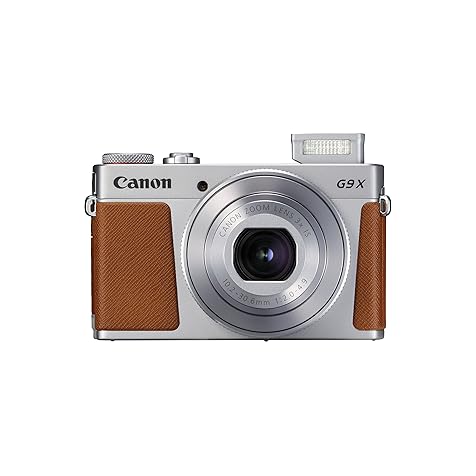 Canon PowerShot G9 X Mark II Compact Digital Camera w/ 1 Inch Sensor and 3inch LCD - Wi-Fi, NFC, & Bluetooth Enabled (Silver)