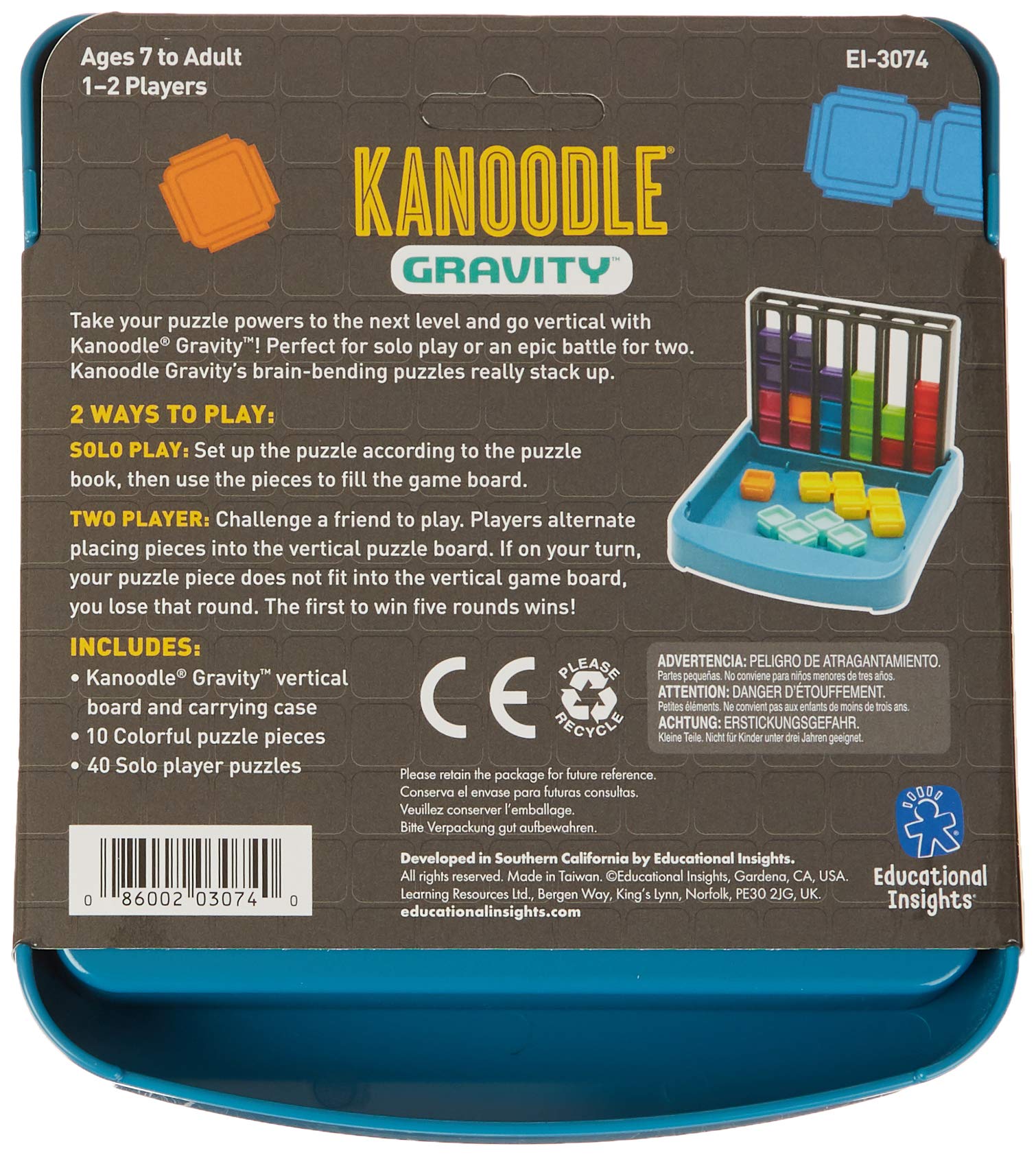 Educational Insights Kanoodle Gravity Classroom Pack of 9, Develops Problem-Solving And Strategic Thinking, Ages 7+