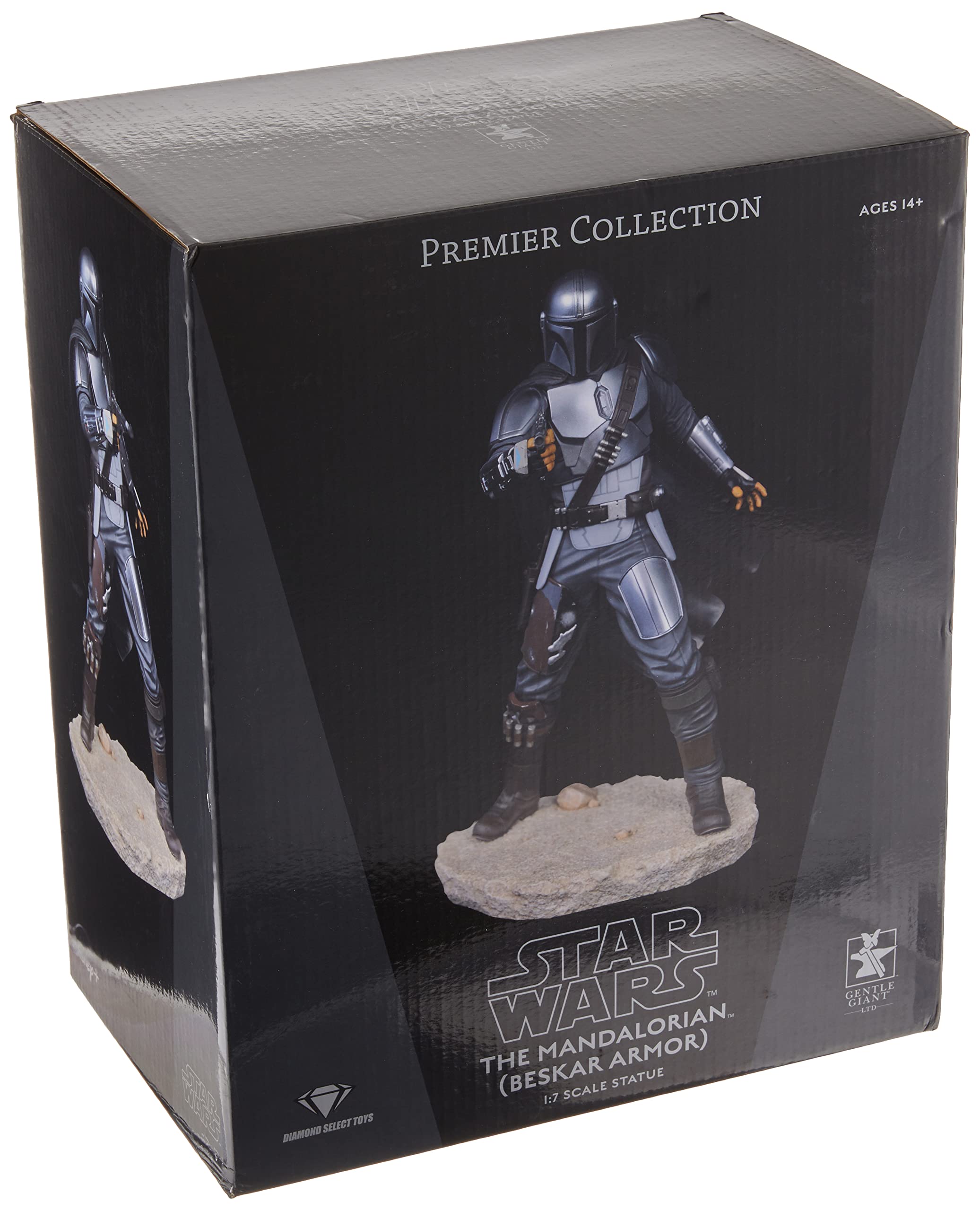 Star Wars Premier Collection: The Mandalorian MK3 1:7 Scale Statue, Multicolor, 10 inches