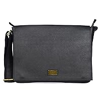 Angela N Zaira (A&Z style 181005; Black JACK Genuine Leather Crossbody bag Shoulder bag Sling bag, Brown