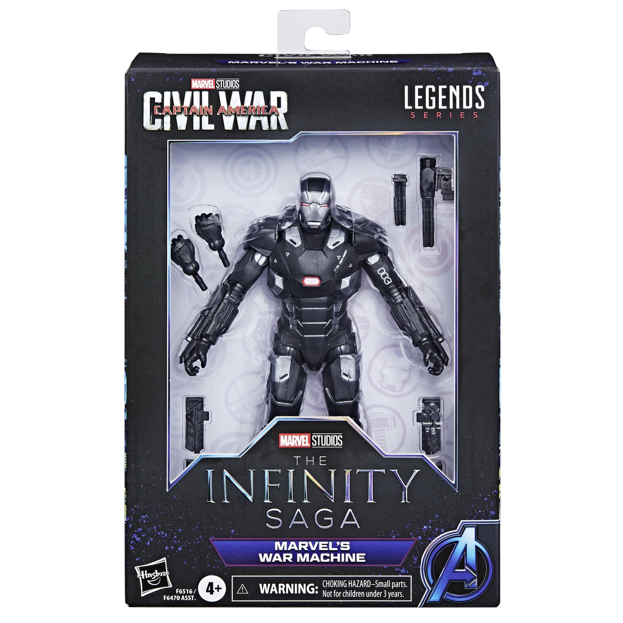 Marvel Hasbro Legends Series War Machine, Captain America: Civil War Collectible 6 Inch Action Figures, Legends Action Figures