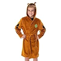 INTIMO Scooby Doo Unisex Kids I Am Scooby Character Costume Ultra-Soft Plush Bathrobe Robe For Boys And Girls