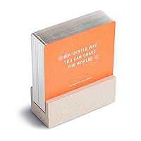 Compendium Weekly Reflections Card Set — 52 Inspiring Quotes, One Card for Each Week of the Year, Includes Desktop Display Stand