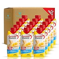 Premier Protien High Protein Shakes Variety Sampler Pack Bananas and Cream 11 Fl. Oz Each (15pk)