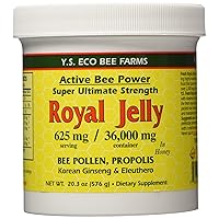 Fresh Royal Jelly + Bee Pollen, Propolis, Ginseng, Honey Mix - 36,000mg Y.S. Org 20.3 oz