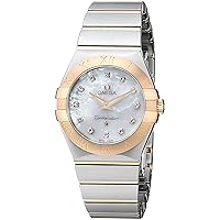 Omega Women's 123.20.27.60.55.001 Mother-Of-Pearl Dial Constellation Watch