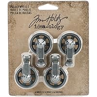 Tim Holtz Idea-Ology Mini Pulley Wheels TH Ideaology Small