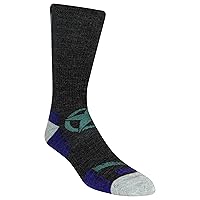 Jeep Women's Wool Blend Logo Crew Socks-1 Pair Pack-Moisture Wicking and Breathable Mesh Zones