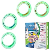 Juexica Flying Rings Light Colorful Flying Discs Outdoor Games Beach Toys Adults for Pool Beach Backyard Camping Activities 14 Packs 