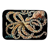 Caroline's Treasures MW1275DDM Eye On You Octopus Dish Drying Mat Absorbent Dish Drying Mat Pad for Kitchen Counter Dish Drainer Mat for Countertop, 14 x 21