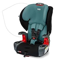 Britax Grow with You ClickTight Harness-2-Booster Car Seat, 2-in-1 High Back Booster, Green Contour