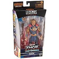 Marvel Legends Series Thor: Love and Thunder Thor Action Figure 6-inch Collectible Toy, 3 Accessories