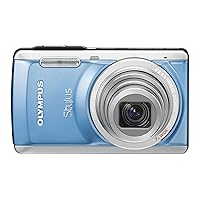 OM SYSTEM OLYMPUS Stylus 7040 14 MP Digital Camera with 7x Wide Angle Dual Image Stabilized Zoom and 3.0 inch LCD (Blue) (Old Model)