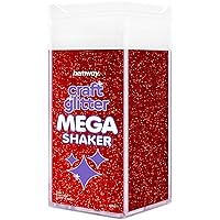 Hemway Bulk Glitter 425g / 15oz MEGA Craft Shaker Glitter for Nails, Resin, Tumblers, Arts, Crafts, Painting, Festival, Cosmetic, Body - Fine (1/64
