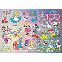 Disney 100 Years of Wonder 500 Piece Jigsaw Puzzle, Puzzle Decoration Collage, 15.0 x 20.9 inches (38 x 53 cm)
