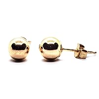 Arranview Jewellery 5 mm gold ball stud earrings in 9ct yellow gold