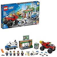 LEGO City Police Monster Truck Heist 60245 Police Toy, Cool Building Set for Kids (362 Pieces)