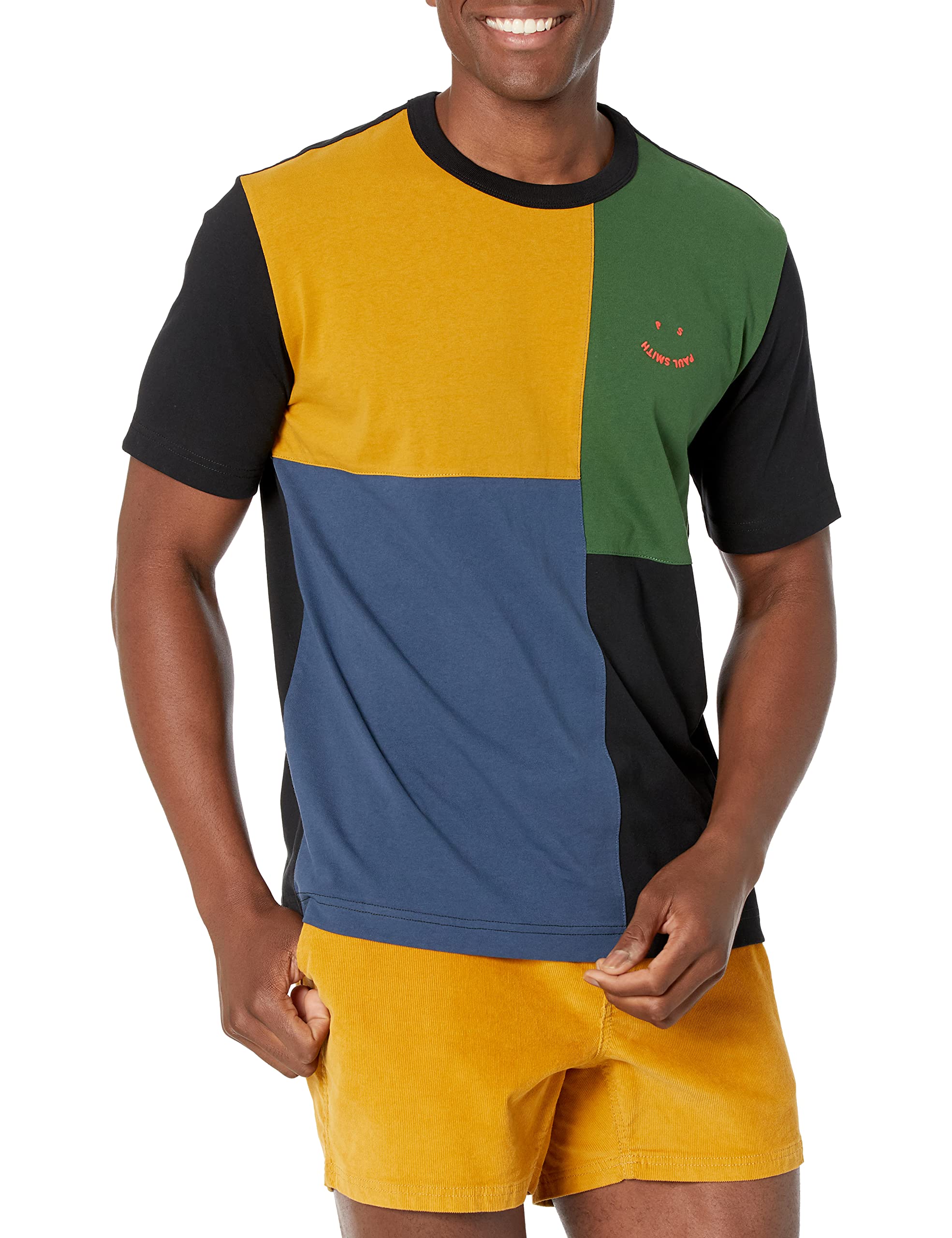 PS by Paul Smith Mens Ss Reg Fit Tshirt Ps Happy