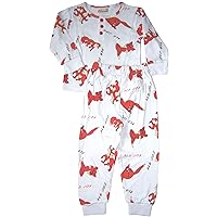 100% Cotton Red Fox Long Sleeve Pajama Set Size 3x4 Multicolor