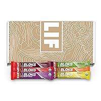 Energy Chews - Variety Pack - Non-GMO - Plant Based - Fast Fuel for Cycling and Running - Quick Carbohydrates and Electrolytes - 2.12 oz. Packets (12 Count)