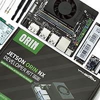 Yahboom Jetson Orin NX 16GB with Up to 200X The Performance of Jetson Nano Development Kit IMX219 77°Camera for Robots Drones ROS Programming Courses (Orin NX 16GB Camera Advanced Kit)
