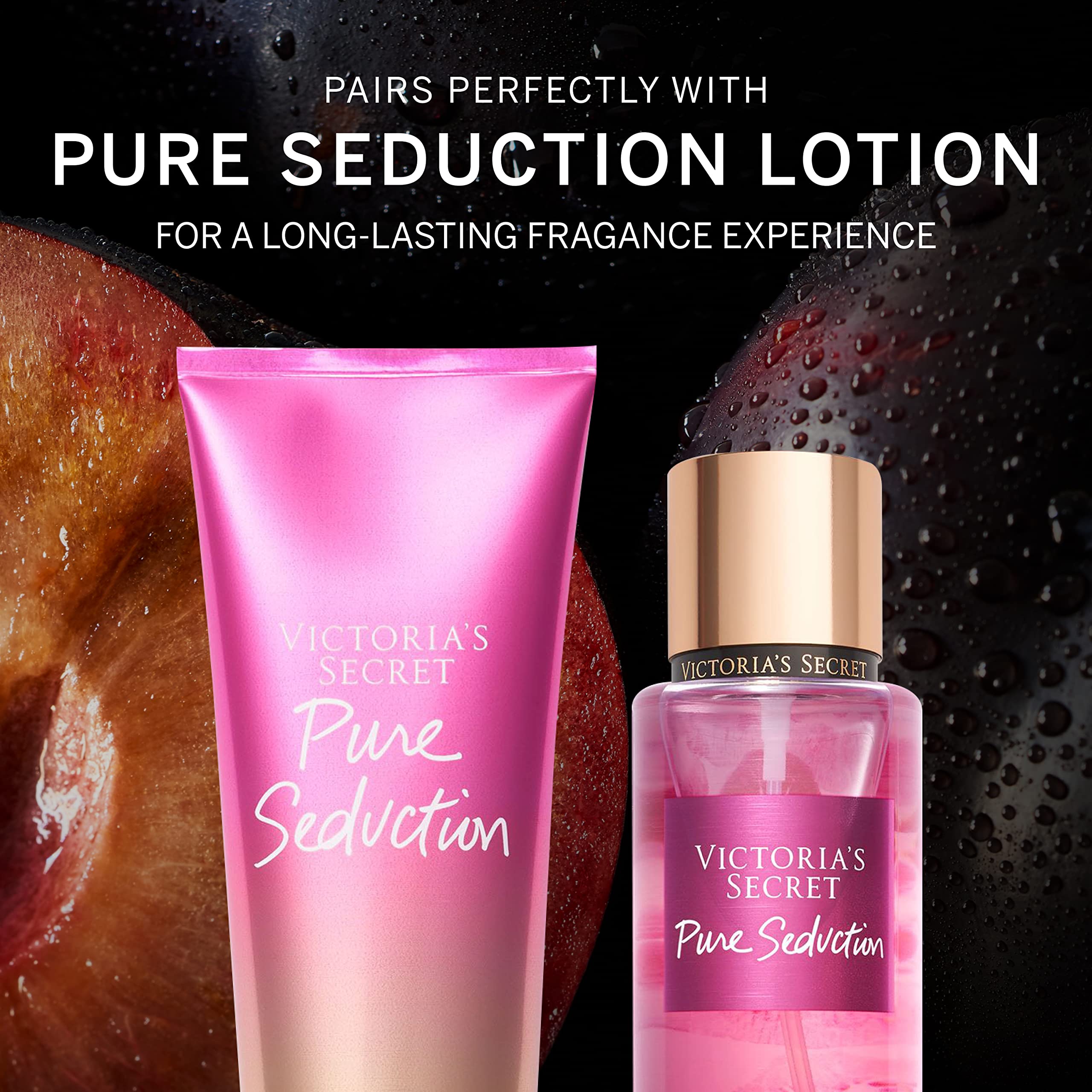Victoria's Secret Pure Seduction Body Mist for Women, Perfume with Notes of Juiced Plum and Crushed Freesia, Womens Body Spray, All Night Long Women’s Fragrance - 250 ml / 8.4 oz