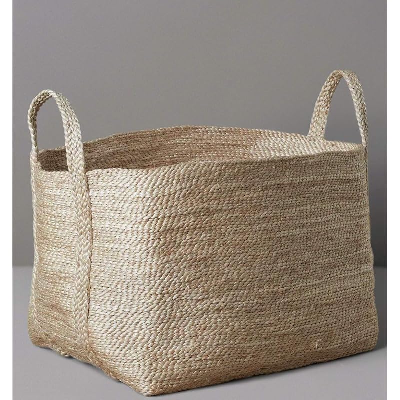 Mua GooBloo Extra Large Handmade Woven Storage Basket 100% Jute ...