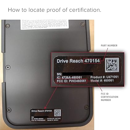 weBoost Drive Reach - Vehicle Cell Phone Signal Booster | 5G & 4G LTE | Magnetic Roof Antenna | Boosts All U.S. Carriers - Verizon, AT&T, T-Mobile | Made in the U.S. | FCC Approved (model 470154)