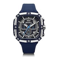Men's Supersportivo Square Blue Stainless Steel & Blue 46mm BRSS2C4606