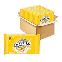 OREO Golden Sandwich Cookies, Family Size, 12 - 18.12 oz Packs