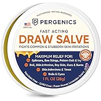 Drawing Salve Ointment 1 oz, ingrown Hair, Boil & Cyst, Splinter Remover, Bug and Spider Bites, bee Sting, Mosquito bite Itch, Poison Ivy