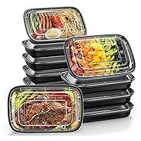 Meal Prep Containers Reusable, 32OZ Microwavable Reusable Containers with Lids, BPA Free Bento Box, Microwave/Freezer/Dishwasher Safe (20 Pack).