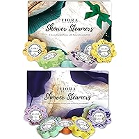Fiora Naturals Shower Steamer Aromatherapy Gift- 12 Shower Bombs Vapor Tablets with Essential Oils for Stress Relief Vaporizing Spa Shower, Bath Bomb for Shower, Shower Melts, Gift for Men and Women
