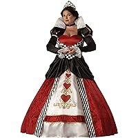 In Character Costumes, LLC Women's Queen Of Hearts Costume with Hoop and Tulle Petticoat