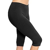 Women's and Plus Size Knee-Length and Ankle Length Leggings | X-Small- 7X Adult