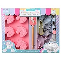 Rainbows and Unicorns 15-piece Ultimate Baking Party with Recipes