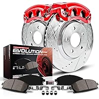 Power Stop (KC2047) 1-Click Performance Brake Kit with Calipers