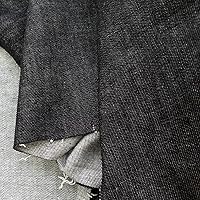 100% Cotton Black Gray Denim Fabric, 62/64